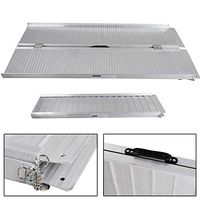 Aluminum Wheelchair Ramp 5'Ft Briefcase Fold Utility Loading Ramp for Wheelchairs Scooters Mobility