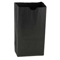 Hygloss Products Black Paper Bags – For Party Favors, Arts, Crafts 4.5 x 8.5 x 2.5 Inch, 100 Pack