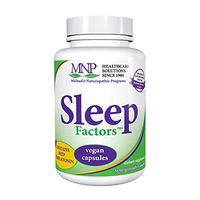Michael's Naturopathic Programs Sleep Factors - 30 Vegan Capsules - Supports Falling Asleep Naturally, Contains 5-HTP & Melatonin - Vegetarian, Gluten Free, Kosher - 10 Servings