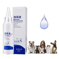 Ladeyi Ear Washer Pet Cat Dog 60ML Ear Washer Bottle System Earwax Washer,Ear Wax Removal Kit Earwax Remover Irrigation Cleaner System Ear Wax Cleaner Earwax Removal Kit Earwax Cleaning Tool