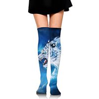 HCZHUCK White Tiger Women's Popular Knee High Compression Socks Sports Running Socks
