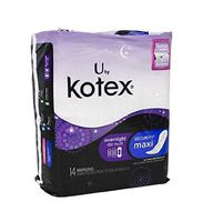 Units Per Case 168 Kotex Overnight Maxi Pads Units Per Case 168 Kimberly Clar... KBC01400 Case