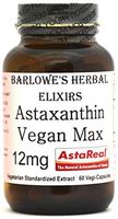 Astaxanthin Vegan Max 12mg - Stearate Free, Bottled in Glass! Free Shipping on Orders Over $49!