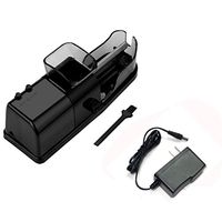 EnjoCho 1PC US Plug New Automatic Electric Tobacco Roller Automatic Cigarette Rolling Machine Injector (Black)