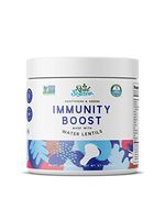 Real Source Adaptogens & Greens Immunity Boost Powder with Superfood Water Lentils, Amalaki, Ginger, Echinacea, Acerola, Reishi Mushroom, Shiitake Mushrooms, Cordyceps, Probiotics, 30 Servings, 240g