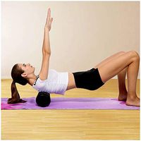 SU&YU Foam Roller for Yoga, EPP Material High Hardness Deep Tissue Muscle Massage Yoga Column Foam Shaft (35.43 x 5.91 inches) Black