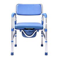 Folding Commodes Bariatric Shower Chair, Elderly Potty Toilet Seat, Detachable Pieces for Storage, Elderly, Surgery Recovery, Disabled