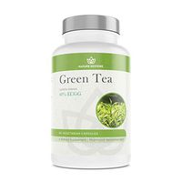 Green Tea Extract Supplement, True 40 Percent EGCG Green Tea, Non GMO, Gluten Free, 90 Green Tea Capsules, Heavy Metals Tested