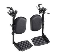 Elevating Leg Rest Aluminum Footplates & Calf Pads