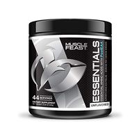 MUSCLE FEAST Essential Amino Acid Powder, Keto Friendly, Sugar Free, Post Workout Recovery and Intra-Training Drink (300 Gram, Unflavored)