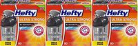 Hefty Ultra Strong Tall Kitchen Drawstring Trash Bags - 13 Gallon - 3 Pack
