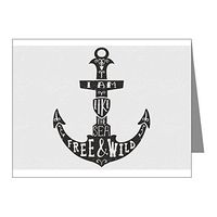 Note Card I Am Like The Sea Free & Wild Anchor