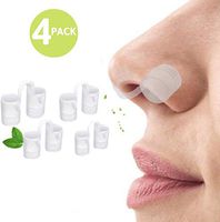 ZeroSnore Set of 4 Nose Vents to Ease Breathing - Anti Snoring - Snore Stopper - No Side Effects - Advanced Design - Reusable - Includes Travel Case by ZeroSnore