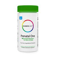 Rainbow Light Prenatal One Non-GMO Project Verified Multivitamin Plus Superfoods & Probiotics - 150 Tablets