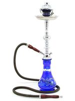 BLUE CAPE new sale hookah water glass vase + pipes shisha narguile smoking