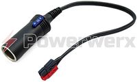 Powerwerx SOC-PP Cigarette Lighter Socket with Internal 15A ATC Fuse and Powerpole Ends