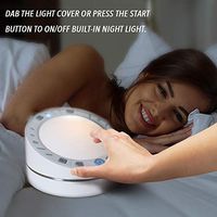 LMEIL Portable White Noise Machine - Rechargeable Sound Machines for Sleeping, Continuous or Timer, Portable Sleep Machines for Baby Adults Travel Office Privacy