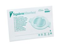 3M Tegaderm Absorbent Clear Acrylic Dressing, Small Oval 90800, 5 Pads