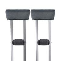 Healifty Crutch Pads and Hand Grip Covers - Crutch Handle Pads Cushions Pillows Accessories - Washable Elastic Soft Memory Foam- for Hand Cane Walking Arm Crutches（4PCS）