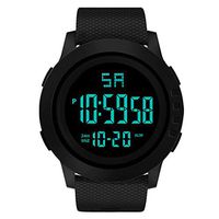 Men's Watches,Fxbar Classic Luxury Men Analog Digital Military Sport LED Waterproof Wrist Watch Dress Watch(Black)