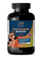 Male Enhancement - Testosterone Booster 742MG - Tribulus for Fertility - 1 Bottle (60 Tablets)