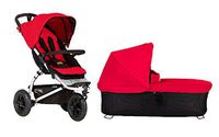 Mountain Buggy 2015 Swift Stroller with Carrycot Plus (Berry)