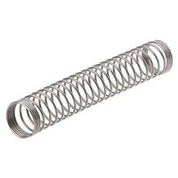 SimpleLif Silicone Hose Spring Holder Hookah Water Pipe Accessories,108MM（Silver）