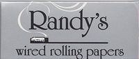 Randy's Unbleached Cigarette Rolling Papers 1.25 - 24 count,Pack of 25