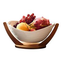 AXZHYX Bowl Fruit Plate, Bamboo Tray, Home Restaurant, Fruit Basket Decoration, Home Decoration Craft Gift Decoration Hotel Tableware Home Noodles Boiled Fish Soup Bowl (Size : L)
