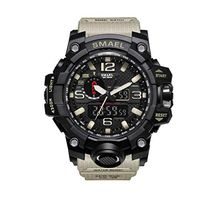 Fashion Men Watch,Fxbar Brand Men's Sport Watch Dual Display Analog Digital LED Electronic Wrist Watches(B)