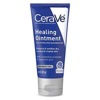 CeraVe Healing Ointment | 3 Ounce | Cracked Skin Repair Skin Protectant with Petrolatum Ceramides | Lanolin & Fragrance Free