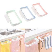 Hukai Kitchen Cupboard Hanging Stand Trash Garbage Rubbish Storage Bag Rack Holder