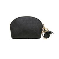 Women's Leather Small Mini Wallet Holder Zip Coin Purse Clutch Handbag