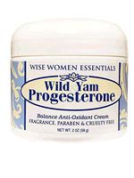 Bio Identical Wild Yam & Progesterone Cream with Chaste Tree Berry Non GMO Paraben Free Wise Essentials