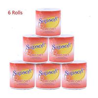 3-Ply Paper Towel Rolls, Eco Friendly Soft Replacement Roll Paper, 8/10Rolls Safe Bath Tissue 350 Feet Per Roll,Skin-Friendly Fabric (6 Rolls Each 105g)