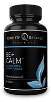 BeCalm | Premium Stress & Anxiety Relief Supplement, Natural Sleep Aid, Adrenal Support, Cortisol Manager, Mood Booster - Vitamin B Complex, Valerian Root & Chamomile to Calm, Soothe & Relax