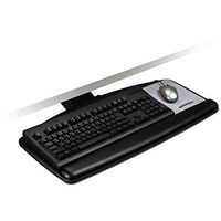 3M Lever-Adjust Keyboard Tray with Standard Platform, 21-3/4 Inch Track (AKT70LE)