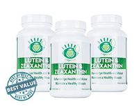 Lutein and Zeaxanthin Vision Supplement - Eye Vitamins to Enhance Eye Health, Vision, and Maintain a Healthy Macula and Retina, Non-GMO, No Soy or Gluten (3 Month Supply)