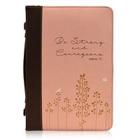 Women's Bible Cover,"Be Strong and Courageous- Joshua 1:9"