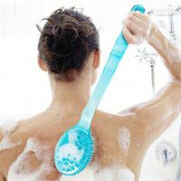 Back Scrubber Back Scrubber for Shower BX-106 Bath Brush Scrub Skin Massage Health Care Shower Rubbing Brushes Body Green Bath Brush with Long Handle
