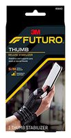 FUTURO Deluxe Thumb Stabilizer, Improves Stability, Moderate Stabilizing Support, Small/Medium, Black, 0.106 Lb