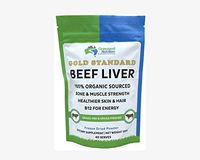 Grassland Nutrition Organic Grass Fed Beef Liver (Freeze Dried) — Natural Iron, Vitamin A, B12 for Energy (120G Powder)