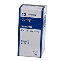 Kendall Curity Sterile Gauze Pads 2 X 2 - Model 3381 - Box of 100 by Kendall/Covidien
