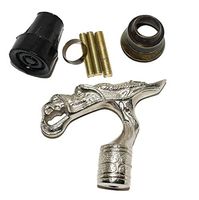 Nautical World Antique Silver Dragon Handle for Designer Walking Canes