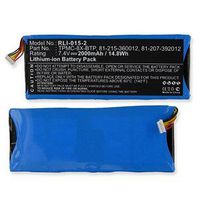 Crestron TPMC-8X Remote Control Battery RLI-015-2 Li-Ion 7.4V (2000 mAh) Battery - Replacement For Crestron TPMC-8X-BTP