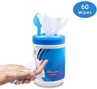 75 Alcohol Disinfectant Wipes 60 Sheets/Pack Portable 75 Alcohol Wet Wipes Antiseptic Cleaning Sterilization Wipes Wet Wipes for Tourism, Hotel, Restaurant, Home, Office, Car, Toy