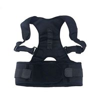 Back Posture Corrector Brace Posture Correction Rug Rugbrace Ceinture Dos Straightener,Black,M 75CM-85CM