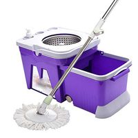 Cleaning Products Mop And Bucket Set,Household Rotating Hand Drying Wet Dual-use Lazy Mop Bucket Stainless Steel Automatic Dry Dehydration,For Household Cleaning