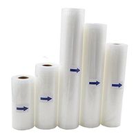 Vacuum Sealer Rolls,Reusable Food Saver Bag Kitchen Fresh-Keeping Storage Bags,Size 4.72'/5.9'/7.87'/9.84'/11.02' X 196.85' (S-12x500cm/4.72x196.85"inch)