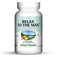 Maxi Health Relax To The Max - Stress Formula – Safe-  Vitamin and Amino Acid Formula - 120 Capsules - Kosher